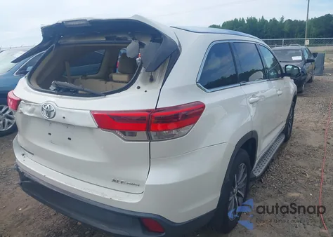 2018 Toyota Highlander Xle from USA, damaged, VIN 5TDJZRFH1JS544596